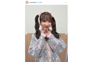大食い女王・もえのあずき、ミニワンピ姿で美脚見せ「可愛さレベチ」「ポーズも最高」の声 画像