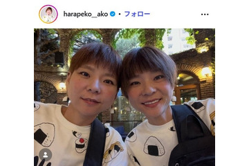 大食い双子姉妹・はらぺこツインズ「今までで一番短くなった」5ヶ月ぶりのヘアカット報告「before afterがすごい」 画像