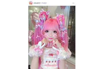 “小学生姫ギャル”りりぴ「マンバメイク」姿で雰囲気ガラリ「誰かと思った」「クオリティがレベチ」驚きの声 画像