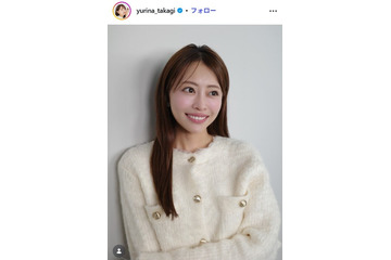 高木由梨奈アナ、ミニスカゴルフウェアで美脚スラリ 俳優夫とのリンクコーデ2ショットに「スタイル抜群」「身長差が素敵」の声 画像