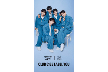 全員10代の日本人5人組ボーイズグループ・VIBY、Reebok「CLUB C 85 LABEL YOU」モデルキャンペーンビジュアルを解禁 画像