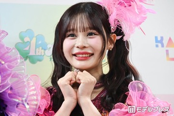 CANDY TUNE村川緋杏「雷みたいに衝撃が走って」FRUITS ZIPPERきっかけでの変化告白 最終的な願いは「CANDY TUNEがなくならないこと」【「CANDY CANDY CANDY PARTY」囲み取材】 画像