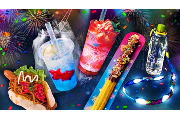USJ、夏の“夜祭り”新グルメ公開 金魚サイダー、チョコバナナチュリトスなど遊び心溢れるメニュー 画像