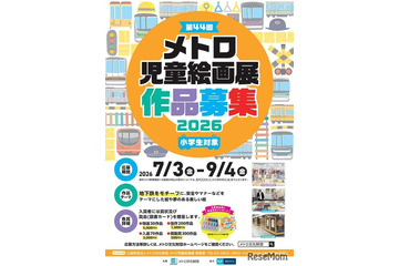 【夏休み2026】メトロ児童絵画展、9/4まで小学生の作品募集 画像