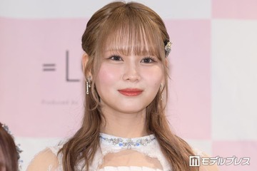 ＝LOVE大場花菜、国立でのヘソ出しクマ衣装姿にファン歓喜「出没大歓迎」「悶絶級の可愛さ」 画像