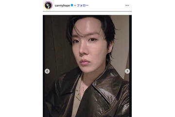 J-HOPE、ワールドツアー・ベルギー公演のオフショット公開「ギャップがかっこいい」「満喫してる」と反響 画像