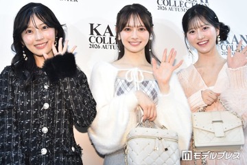 AKB48伊藤百花・佐藤綺星・八木愛月、舞台上で「ニヤッてしちゃった」理由告白「自慢のメンバーだなと思いました」【関コレ2026A/W】 画像