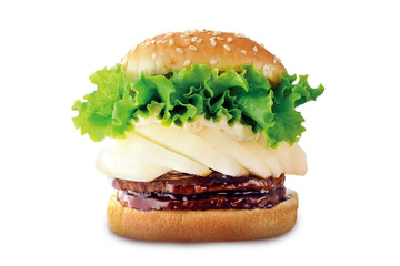 ドムドムハンバーガー、“梨のてりやきバーガー”が2年ぶり復活  シャリシャリ食感の意外な美味しさ、反響を受けて再販 画像