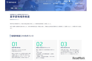 【大学受験2027】帝京平成大「薬学部地域枠制度」新設…6年間最大432万円給付 画像