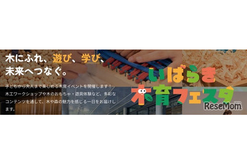 木にふれて遊んで学ぶ「木育フェスタ」10/12大阪・茨木 画像