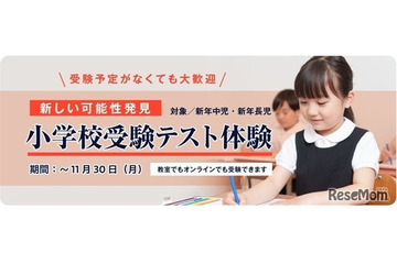 【小学校受験】面接や実技も測定…チャイルド・アイズの適性テスト 画像