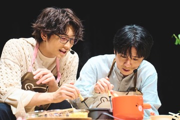 【「40までに」ファンミレポ】庄司浩平、開始早々ボケ炸裂 風間俊介とデパ地下ケーキ食べながら最終話“KITHシーン”再生に動揺 画像