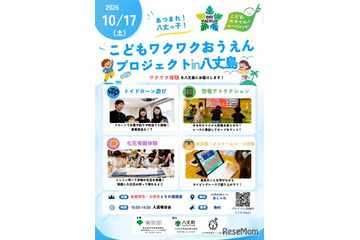 八丈町在住・在学が対象「こどもおうえんプロジェクト」 画像