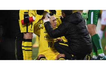 柏のイケメンFW江坂、ACLで包帯グルグルに…負傷シーンが「恐怖」だった 画像