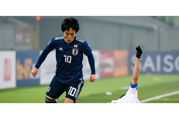 U-21日本代表、パラグアイに黒星…三好康児が「右足」でゴール決める 画像
