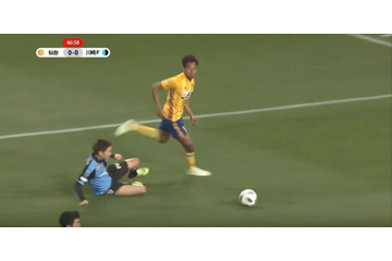 仙台の快速FWジャーメイン良、ドリブル突破が本当にオーバメヤングっぽい 画像