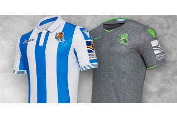 レアル・ソシエダ、Macron製第1弾の2018-19新ユニフォームを発表！ 画像