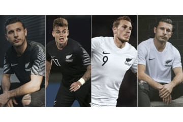 ニュージーランド代表、2018新ユニフォーム登場！“銀シダ”が鮮烈だ 画像