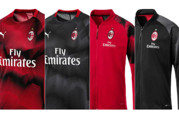 ミランがNEWトレーニングウェアを発表！ダズル迷彩調の個性派デザイン 画像