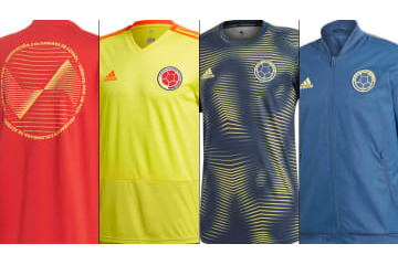 コロンビア代表、コパ・アメリカに向けた新作トレーニングウェアが登場！ 画像