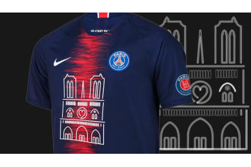 パリSG、即完売「ノートルダム大聖堂ユニフォーム」を記憶にとどめる 画像