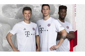 バイエルン、「風変わりな模様」の2019-20アウェイユニフォームを発表！ 画像