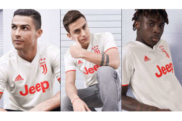ユヴェントス、衝撃「白と赤」の2019-20アウェイユニフォームを発表！ 画像