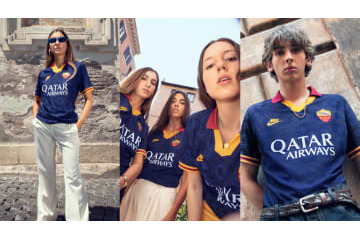 ローマ、2019-20サードユニフォームを発表！「懐かしのデザイン」に 画像