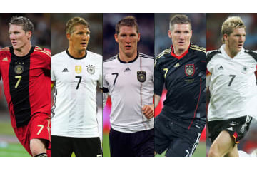 シュヴァインシュタイガー、「デビューから引退まで」ドイツ代表ユニフォーム5選 画像