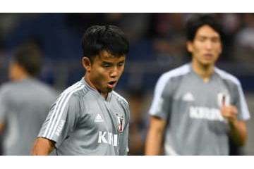 久保建英や南野がブチ込む！日本代表の「シュート練習」がこれ 画像