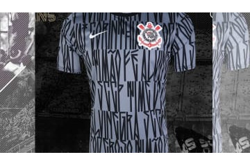 名門コリンチャンス、「文字がビッシリ」なプレマッチ・ジャージを発表！ 画像