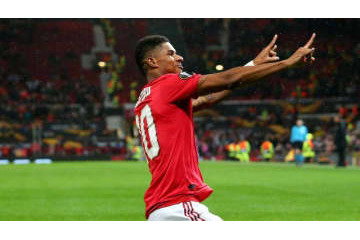 浅野のパルチザンを一蹴！ラッシュフォード、華麗展開からの「弾丸ボレー」 画像