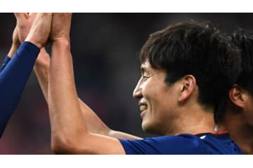 「キルギスキラー」原口元気、GKの逆を突いたFKがこれ 画像