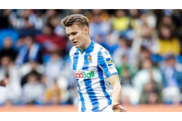 神の左だ！天才ウーデゴールが突き刺した「スーパーFK」がこれ 画像