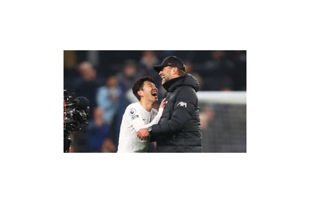 クロップ監督とソン・フンミンの気になる爆笑シーンがこれ