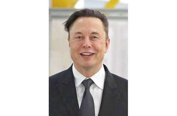 米テスラのイーロン・マスクCEO（ゲッティ＝共同）