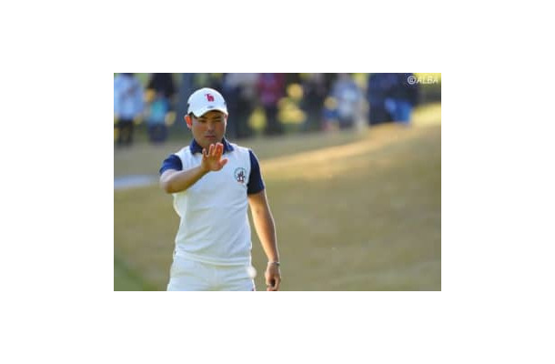 プロ初優勝を見据える蝉川泰果（撮影：上山敬太)