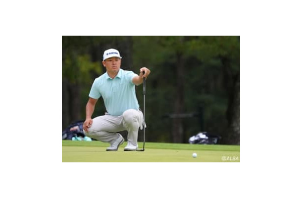 苦手も徐々に克服　初優勝を狙う佐藤大平が首位発進（撮影：米山聡明)