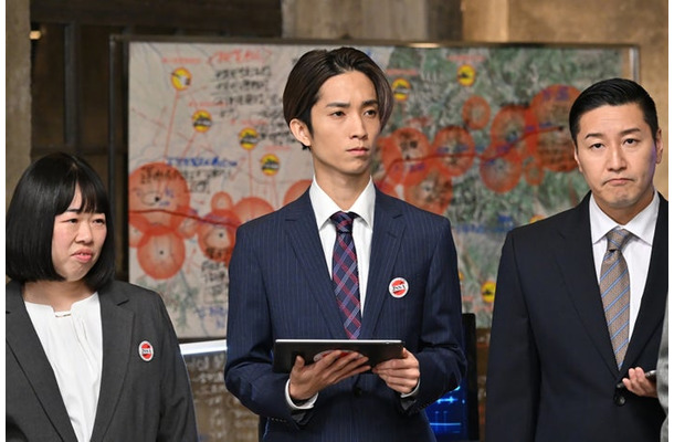 伊藤修子、田中樹、長田庄平 （C）TBS