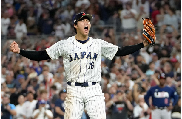 「WBC」日本代表優勝の瞬間・大谷翔平選手／Photo by Getty Images