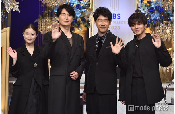 「TBS DRAMA COLLECTION 2023 Spring！！」に出席した今田美桜、福山雅治、大泉洋、永瀬廉（C）モデルプレス