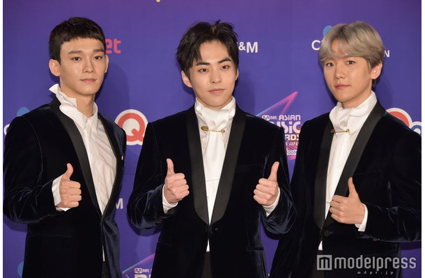 EXO-CBX「2017 MAMA in Japan」レッドカーペットに登場 （C）モデルプレス