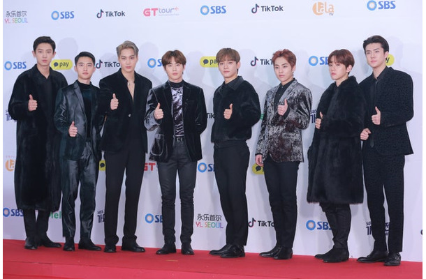 EXO／Photo by Getty Images （C）モデルプレス