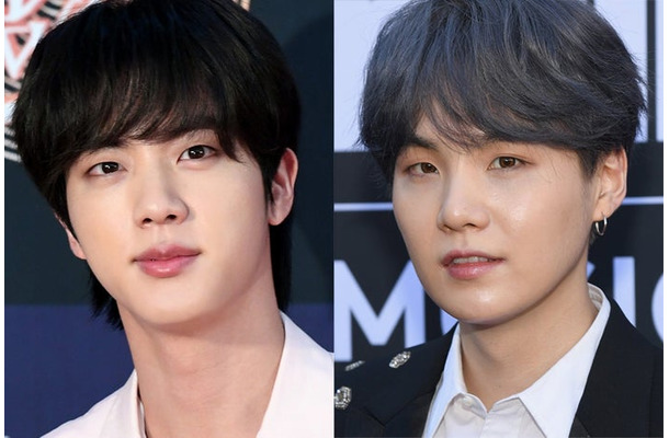 JIN。SUGA／photo by Getty Images