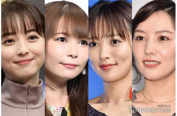 （左から）佐々木希、中川翔子、夏菜、徳永えり （C）モデルプレス