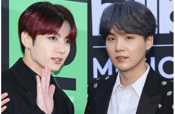 JUNG KOOK（ジョングク）、SUGA／Photo by Getty Images