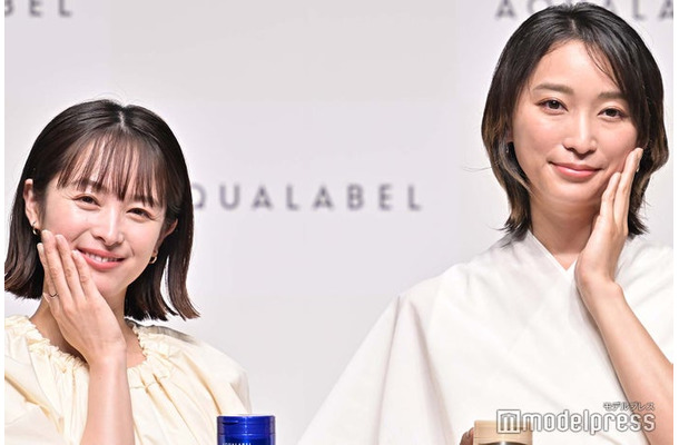 スキンケアブランド商品発表会に出席清野菜名、杏（C）モデルプレス