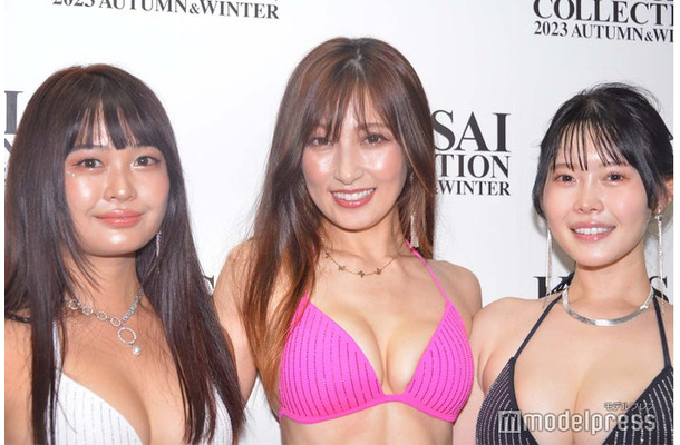 西本ヒカル、熊田曜子、白川愛梨（C）モデルプレス