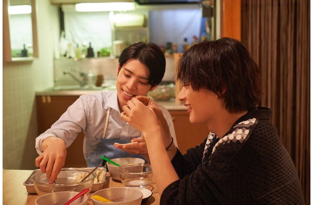 松島聡、大西流星「紅さすライフ」第3話より（C）NTV・J Storm