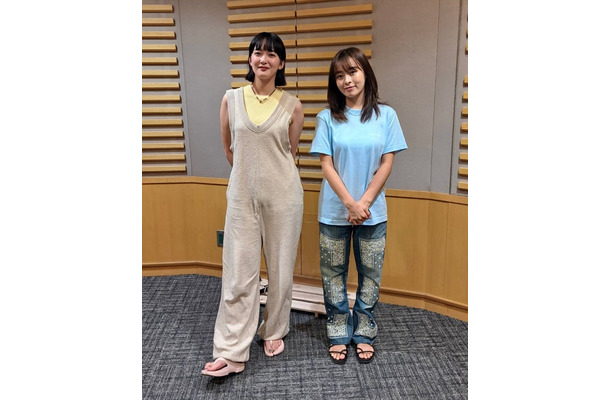 長屋晴子、森七菜（C）ニッポン放送